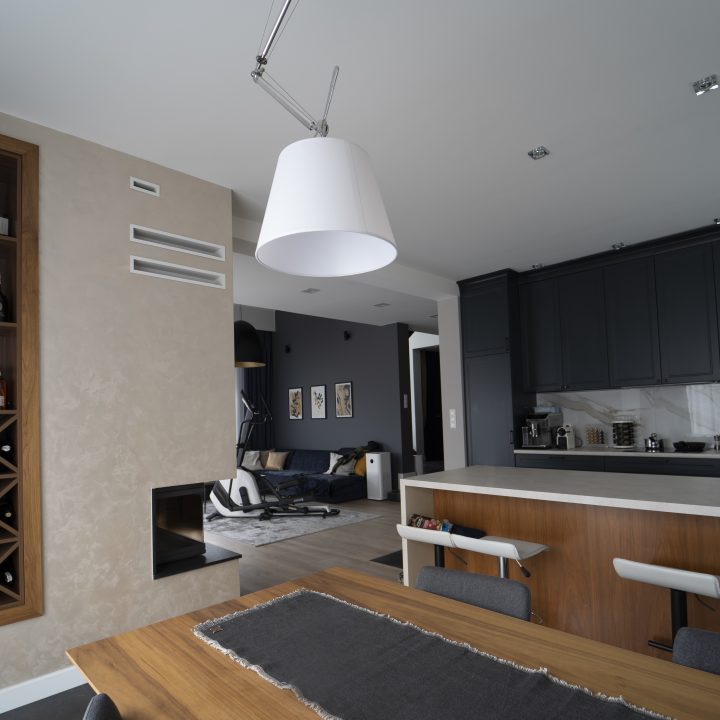 Mieszkanie w Warszawie - zabudowa mebli na wymiar - Mid Meble - wariant MiD Smart