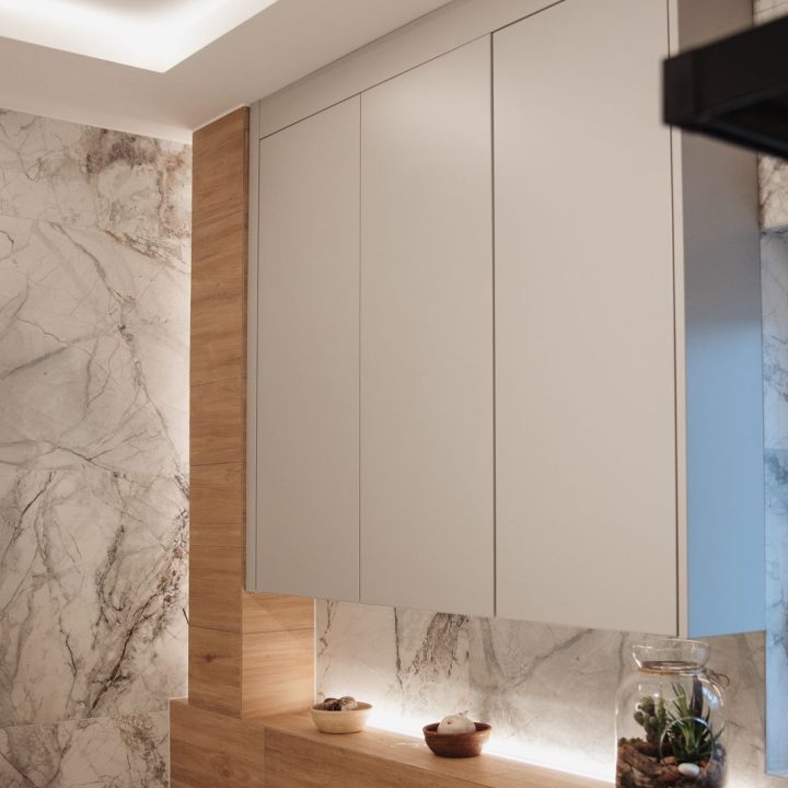 Meble na wymiar w domu w Kazimierzu – kuchnia, łazienki i zabudowa pod schodami | MiD Meble