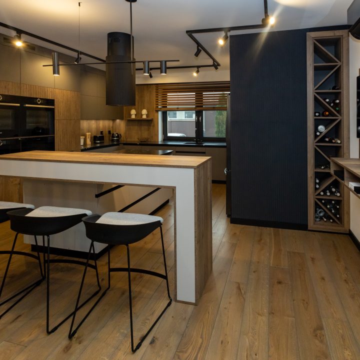 Dom w Jaworzynie - kuchnia na wymiar MiD Meble, realizacja mebli na wymiar w wariancie MiD Prestige