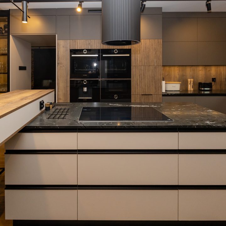 Dom w Jaworzynie - kuchnia na wymiar MiD Meble, realizacja mebli na wymiar w wariancie MiD Prestige