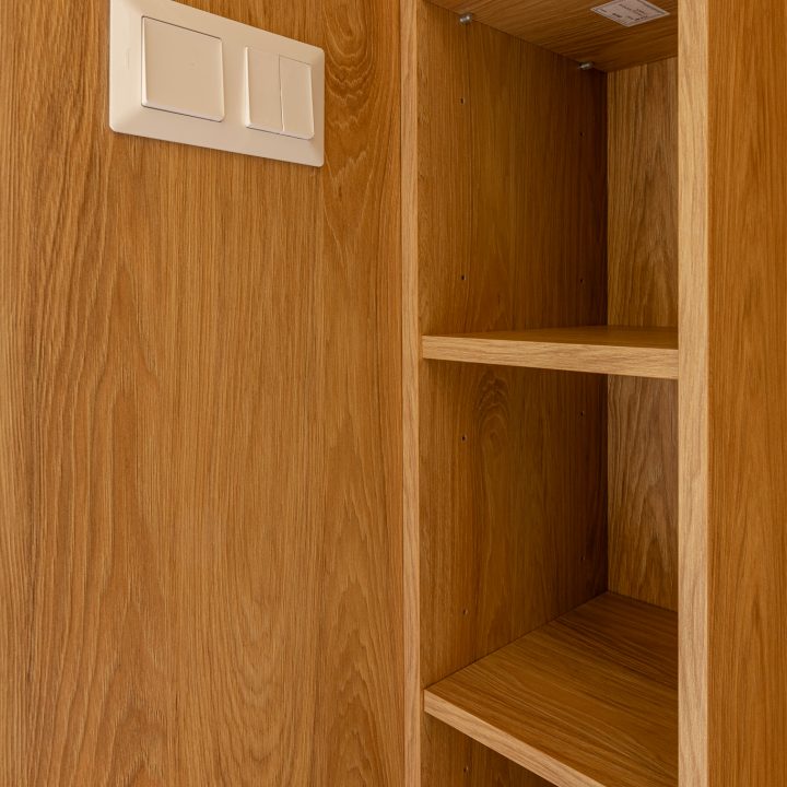 Meble na wymiar w Pruszkowie – kuchnia, zabudowy i toaletka w stylu Smart | MiD Meble