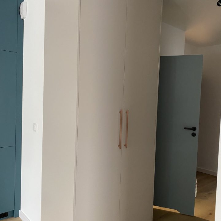 Realizacja mebli na wymiar dla dewelopera - Warszawa, ul. Podskarbińska - kuchnie na wymiar, szafy na wymiar, meble łazienkowe na wymiar - pakiet MiD Business