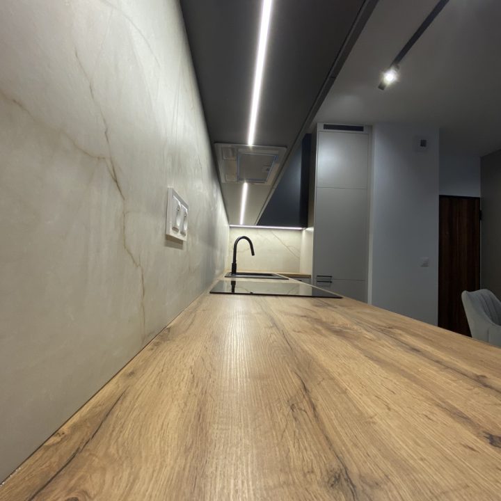 Realizacja mebli na wymiar dla dewelopera - Warszawa, ul. Podskarbińska - kuchnie na wymiar, szafy na wymiar, meble łazienkowe na wymiar - pakiet MiD Business