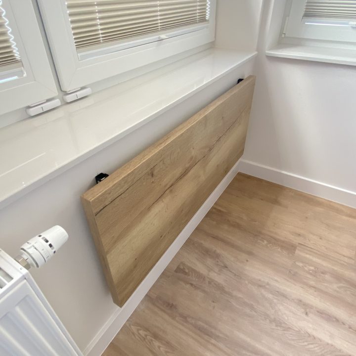 Kompleksowa realizacja MiD Prestige: meble na wymiar – kuchnia z wyspą, spiżarnia, garderoby, szafy, biurka i zabudowy łazienkowe. Estetyka premium i perfekcyjne wykonanie.